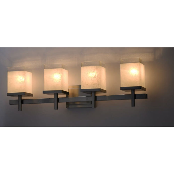 Tetra Satin Nickel Bath Vanity - Bath Vanity