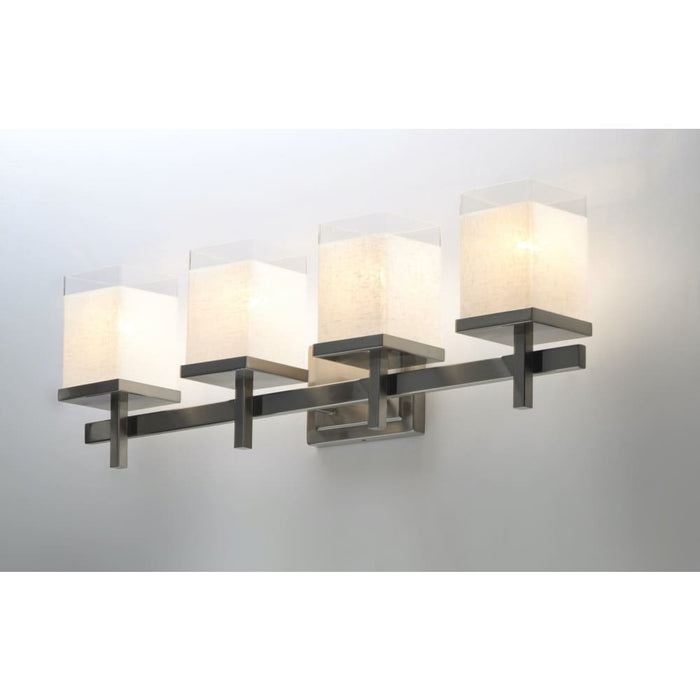 Tetra Satin Nickel Bath Vanity - Bath Vanity