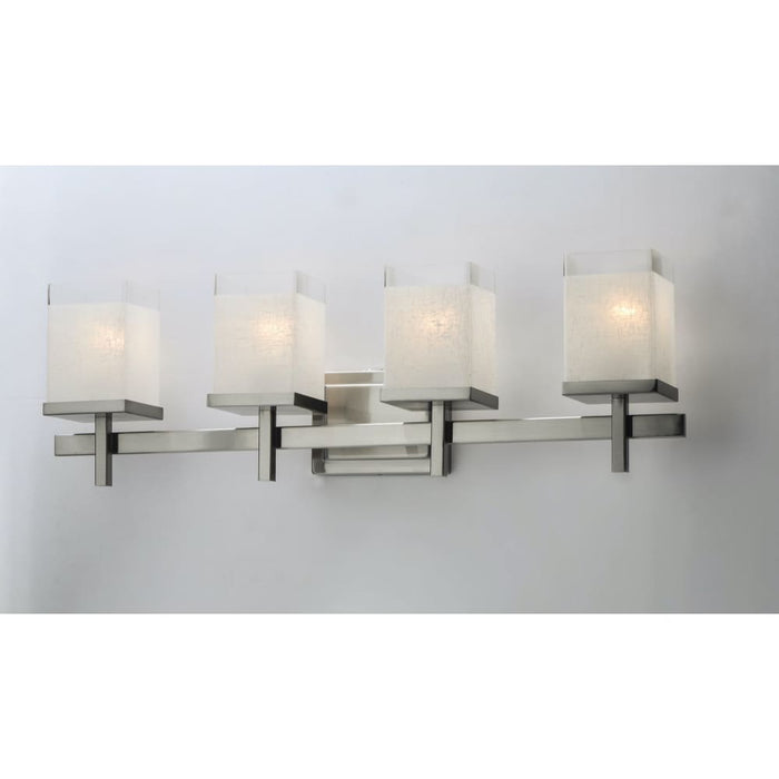 Tetra Satin Nickel Bath Vanity - Bath Vanity