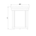 Thayer Brushed Nickel 1 Light Flushmount Z-Lite 742F9-BN | theLightShop