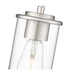 Thayer Brushed Nickel 1 Light Mini-Pendant Z-Lite 742MP-BN | theLightShop