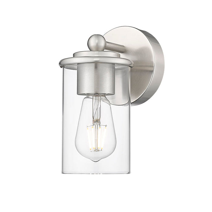 Thayer Brushed Nickel 1 Light Wall Sconce Z-Lite 742-1S-BN | theLightShop
