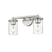 Thayer Brushed Nickel 2 Light Vanity Light Z-Lite 742-2V-BN | theLightShop