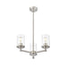 Thayer Brushed Nickel 3 Light Chandelier Z-Lite 742-3BN | theLightShop