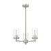 Thayer Brushed Nickel 3 Light Chandelier Z-Lite 742-3BN | theLightShop
