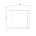 Thayer Brushed Nickel 3 Light Flushmount Z-Lite 742F13-BN | theLightShop