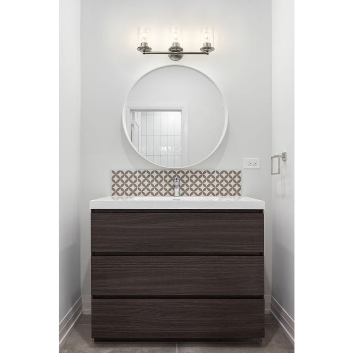 Thayer Brushed Nickel 3 Light Vanity Light Z-Lite 742-3V-BN | theLightShop