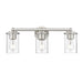 Thayer Brushed Nickel 3 Light Vanity Light Z-Lite 742-3V-BN | theLightShop