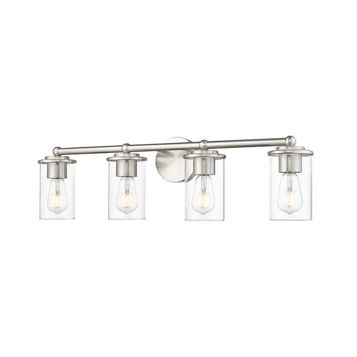 Thayer Brushed Nickel 4 Light Vanity Light Z-Lite 742-4V-BN | theLightShop