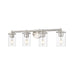 Thayer Brushed Nickel 4 Light Vanity Light Z-Lite 742-4V-BN | theLightShop