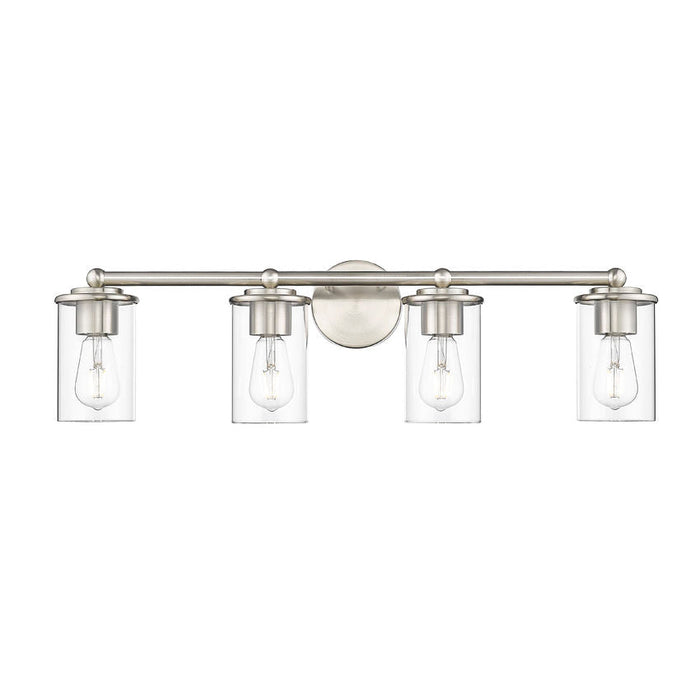 Thayer Brushed Nickel 4 Light Vanity Light Z-Lite 742-4V-BN | theLightShop
