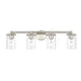 Thayer Brushed Nickel 4 Light Vanity Light Z-Lite 742-4V-BN | theLightShop