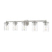 Thayer Brushed Nickel 5 Light Vanity Light Z-Lite 742-5V-BN | theLightShop