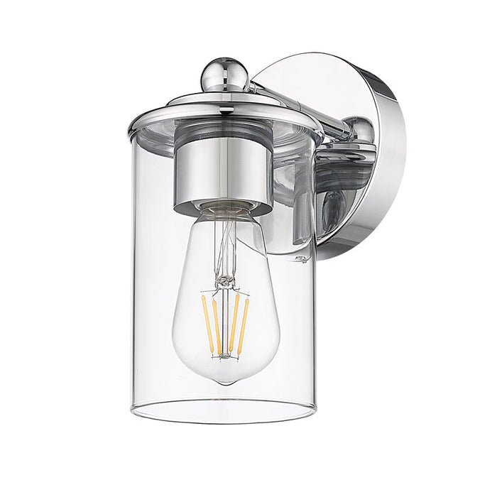 Thayer Chrome 1 Light Wall Sconce Z-Lite 742-1S-CH | theLightShop