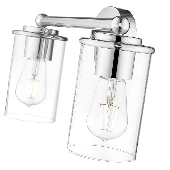 Thayer Chrome 2 Light Vanity Light Z-Lite 742-2V-CH | theLightShop