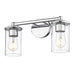 Thayer Chrome 2 Light Vanity Light Z-Lite 742-2V-CH | theLightShop