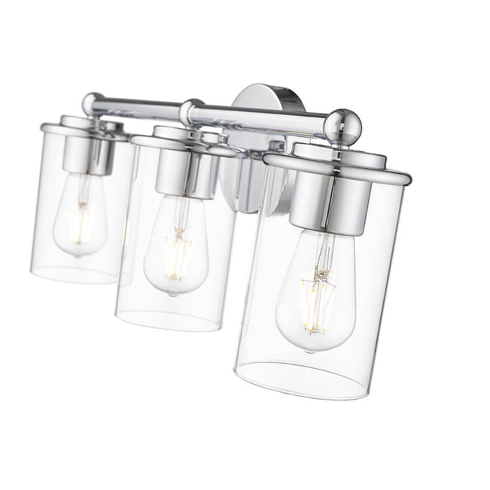Thayer Chrome 3 Light Vanity Light Z-Lite 742-3V-CH | theLightShop