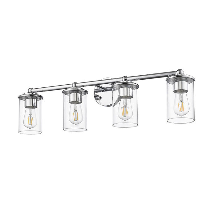 Thayer Chrome 4 Light Vanity Light Z-Lite 742-4V-CH | theLightShop