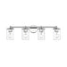 Thayer Chrome 4 Light Vanity Light Z-Lite 742-4V-CH | theLightShop