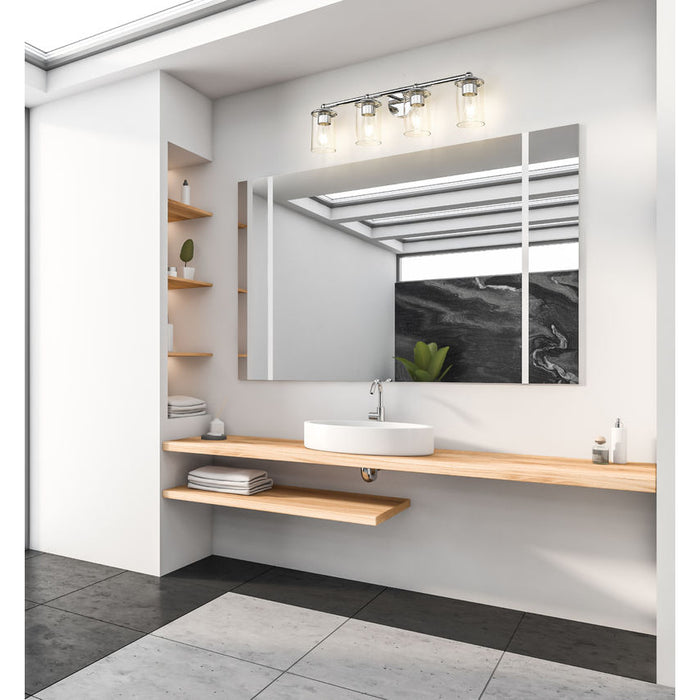 Thayer Chrome 4 Light Vanity Light Z-Lite 742-4V-CH | theLightShop