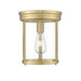 Thayer Luxe Gold 1 Light Flushmount Z-Lite 742F9-LG | theLightShop