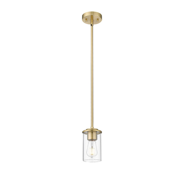 Thayer Luxe Gold 1 Light Mini-Pendant Z-Lite 742MP-LG | theLightShop