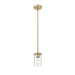 Thayer Luxe Gold 1 Light Mini-Pendant Z-Lite 742MP-LG | theLightShop
