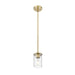 Thayer Luxe Gold 1 Light Mini-Pendant Z-Lite 742MP-LG | theLightShop
