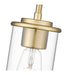 Thayer Luxe Gold 1 Light Mini-Pendant Z-Lite 742MP-LG | theLightShop