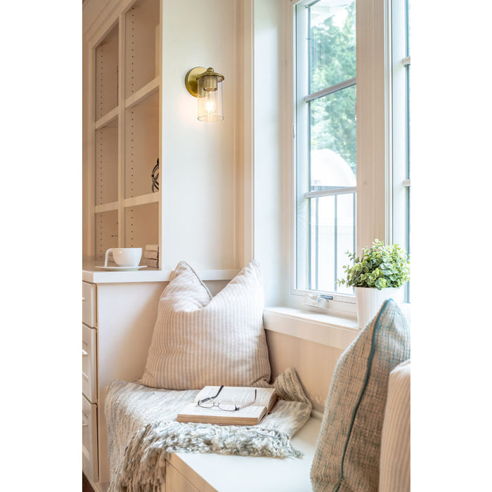 Thayer Luxe Gold 1 Light Wall Sconce Z-Lite 742-1S-LG | theLightShop