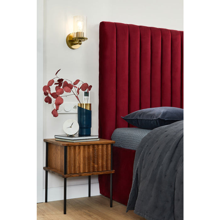 Thayer Luxe Gold 1 Light Wall Sconce Z-Lite 742-1S-LG | theLightShop