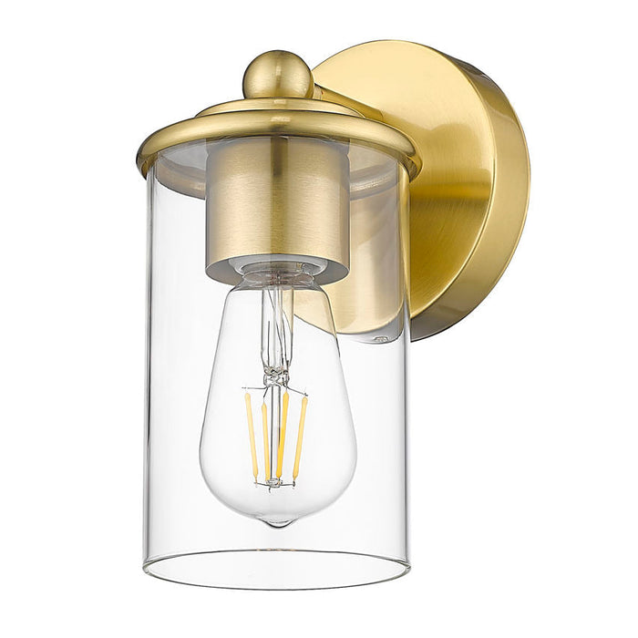Thayer Luxe Gold 1 Light Wall Sconce Z-Lite 742-1S-LG | theLightShop