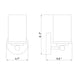 Thayer Luxe Gold 1 Light Wall Sconce Z-Lite 742-1S-LG | theLightShop