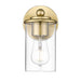 Thayer Luxe Gold 1 Light Wall Sconce Z-Lite 742-1S-LG | theLightShop