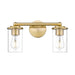 Thayer Luxe Gold 2 Light Vanity Light Z-Lite 742-2V-LG | theLightShop