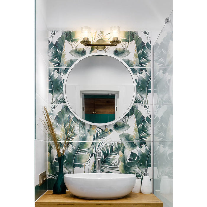Thayer Luxe Gold 2 Light Vanity Light Z-Lite 742-2V-LG | theLightShop