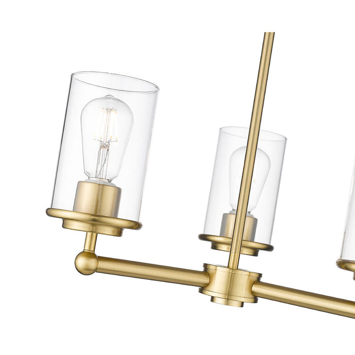 Thayer Luxe Gold 3 Light Chandelier Z-Lite 742-3LG | theLightShop