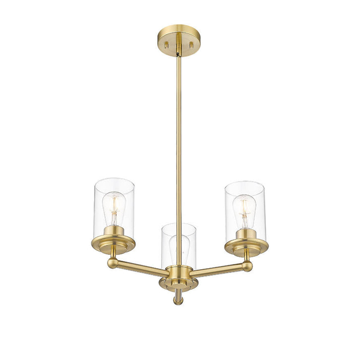 Thayer Luxe Gold 3 Light Chandelier Z-Lite 742-3LG | theLightShop