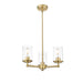 Thayer Luxe Gold 3 Light Chandelier Z-Lite 742-3LG | theLightShop