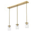 Thayer Luxe Gold 3 Light Linear Pendant Z-Lite 742MP-3LG | theLightShop