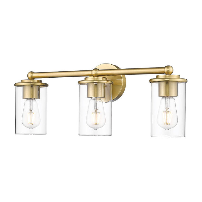 Thayer Luxe Gold 3 Light Vanity Light Z-Lite 742-3V-LG | theLightShop