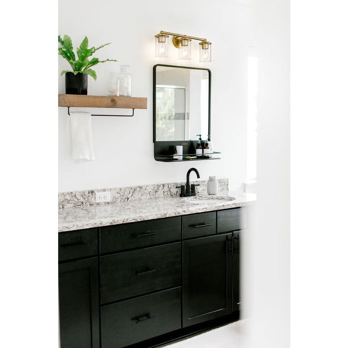 Thayer Luxe Gold 3 Light Vanity Light Z-Lite 742-3V-LG | theLightShop
