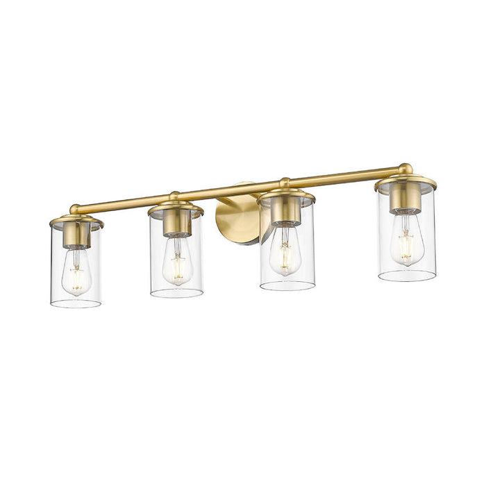 Thayer Luxe Gold 4 Light Vanity Light Z-Lite 742-4V-LG | theLightShop