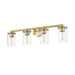 Thayer Luxe Gold 4 Light Vanity Light Z-Lite 742-4V-LG | theLightShop