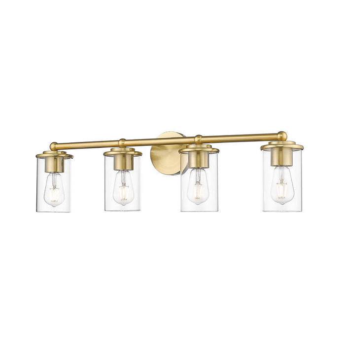 Thayer Luxe Gold 4 Light Vanity Light Z-Lite 742-4V-LG | theLightShop
