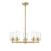 Thayer Luxe Gold 5 Light Chandelier Z-Lite 742-5LG | theLightShop