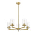 Thayer Luxe Gold 5 Light Chandelier Z-Lite 742-5LG | theLightShop