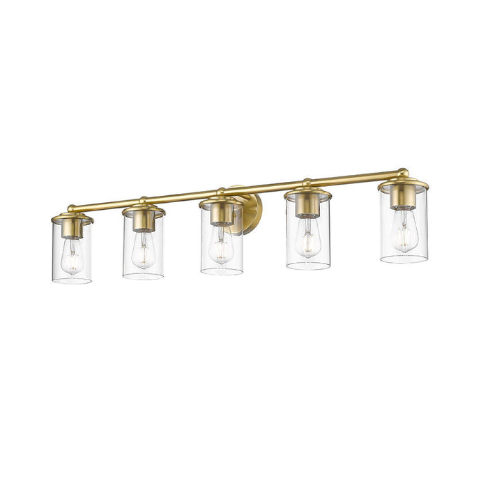 Thayer Luxe Gold 5 Light Vanity Light Z-Lite 742-5V-LG | theLightShop