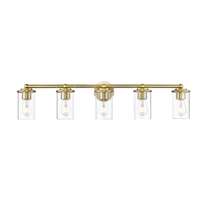 Thayer Luxe Gold 5 Light Vanity Light Z-Lite 742-5V-LG | theLightShop
