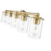Thayer Luxe Gold 5 Light Vanity Light Z-Lite 742-5V-LG | theLightShop